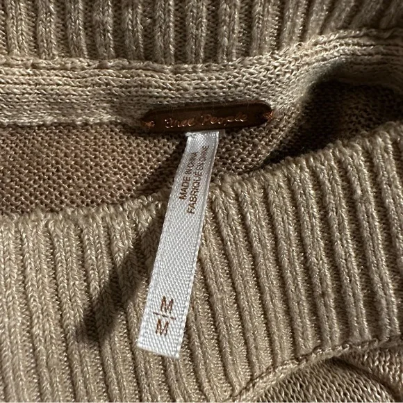 Free People Between the Lines Pullover Striped Knit Sweater - Picture 8 of 10